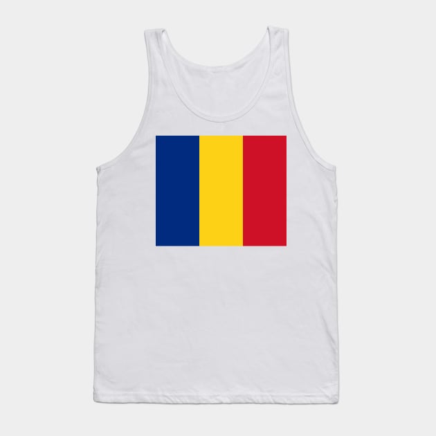 Romania Flag Tank Top by flag for all